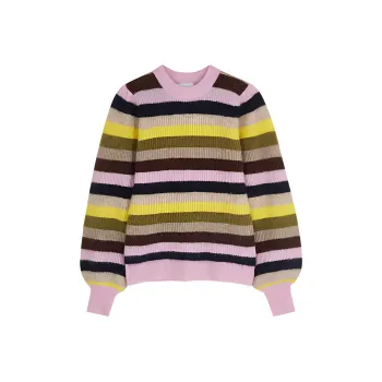 GANNI FW21 Fitted Sweater Women's Multicolor