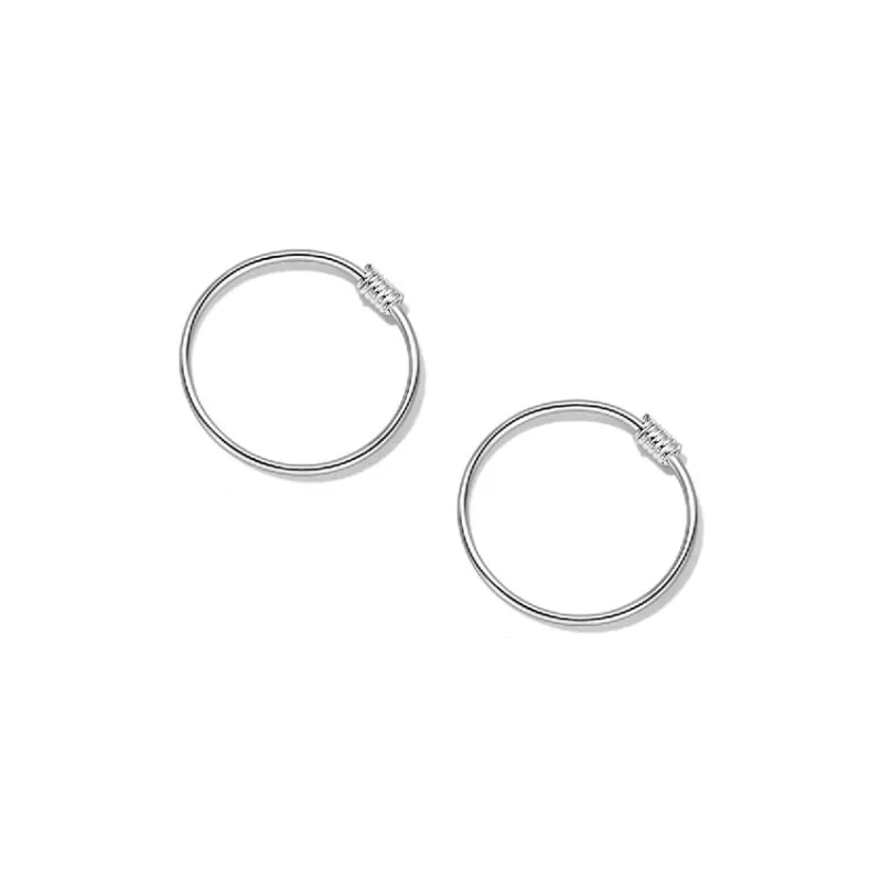 DODOGOGO S999 Silver Earrings Unisex-0