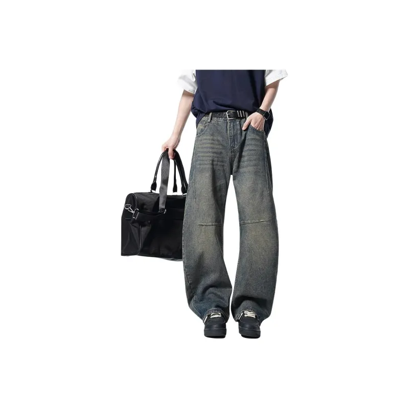 Warrior Huichao Riding The Wind Collection Jeans Unisex-3