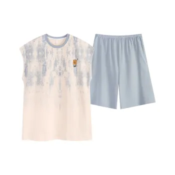 Qiao Ni Tong Pajama Set Men's Image Color