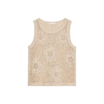 ZARA Tank Tops Women's Mustard