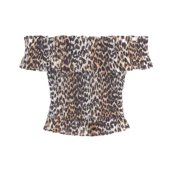 GANNI Crop Tops Women's Multicolor