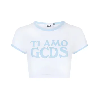 GCDS T Shirt Women's Light Blue