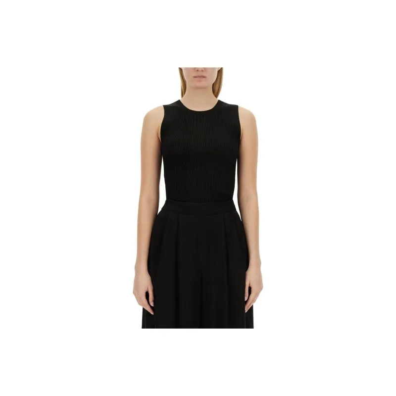 Fabiana Filippi Crewneck Ribbed Tank Top-0