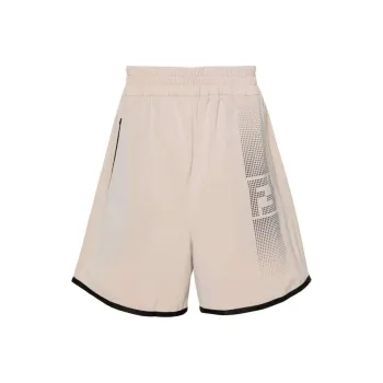 FENDI FF print Track Shorts