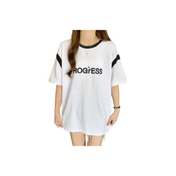 Tonlion T Shirts Women's Bleached