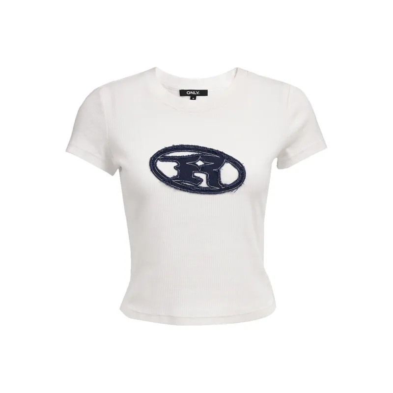 ONLY T Shirt Women's A43 Cream White-0