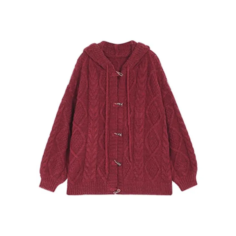 CHACHASTU Sweater Women's Christmas Red-0
