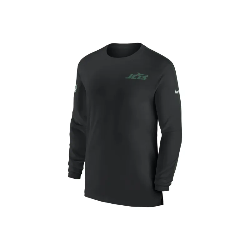 Nike New York Jets Sideline Coach Men's Nike Dri-FIT Nfl Long-Sleeve Top-0