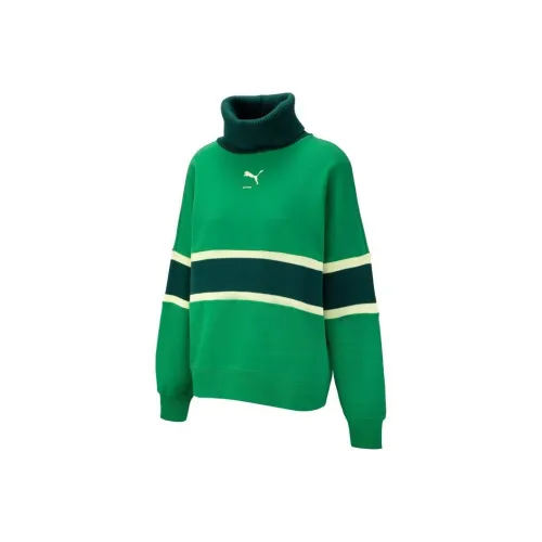 PUMA Sweaters Women's Green