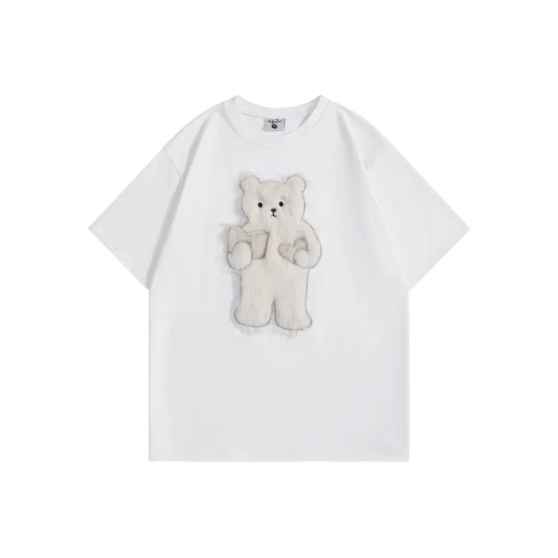 YUZHAOLIN Effortless Style Oversized Casual Top Unisex-0