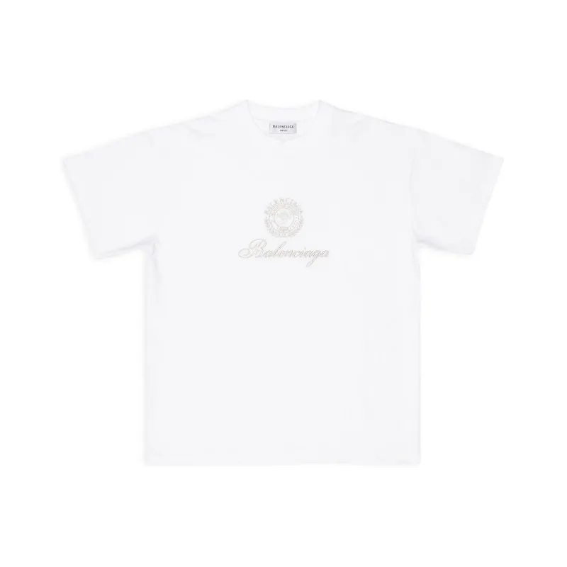 Balenciaga Chinese Valentine's Day T-Shirts Women's White-0