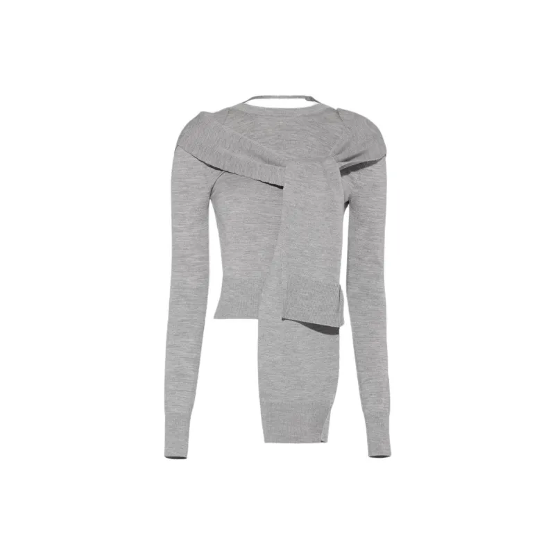 Jacquemus Le Pull Rica 'Grey'-0