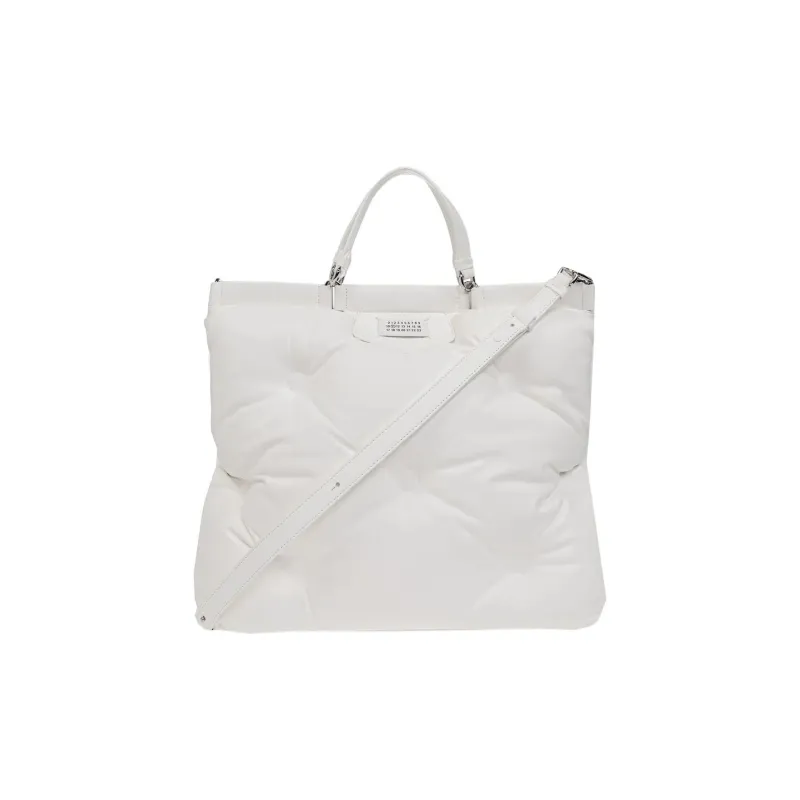 Maison Margiela Sheepskin Tote Bag, Shopping Bag, Shoulder Bag, Crossbody Bag, Handbag Women's White-0