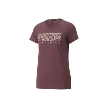 PUMA Performance Training T-Shirts Women's Burgundy