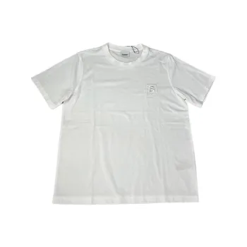 Burberry Drop Shoulder Sleeve T Shirt Women's White