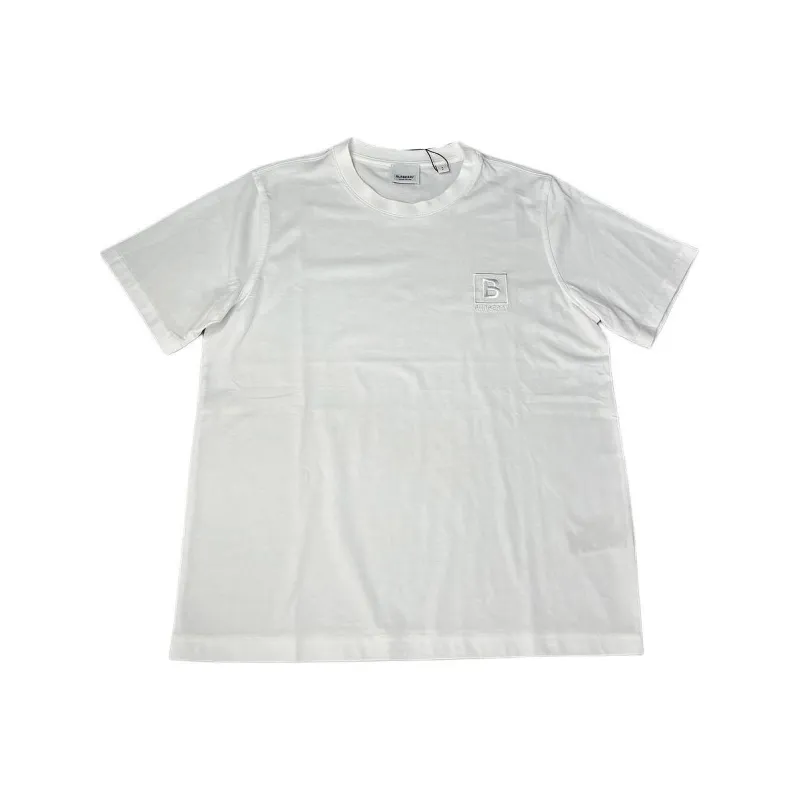 Burberry Drop Shoulder Sleeve T Shirt Women's White-0