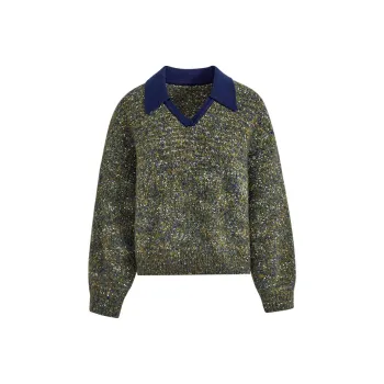 KUOSE Sweater Women's Gray Green