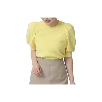 Beams T Shirts Women's Yellow