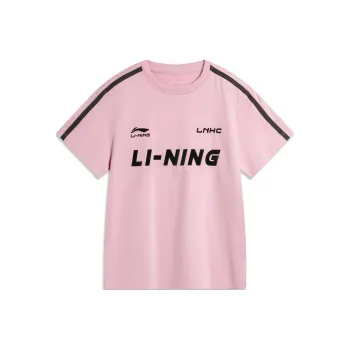 LiNing T Shirt Women's Sheer Pink