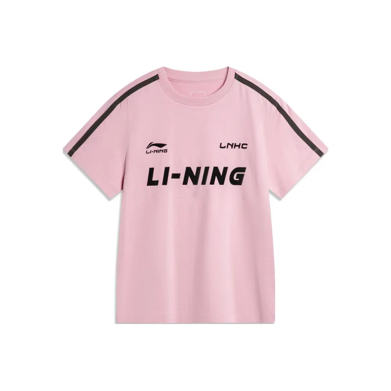 LiNing Sports Life Collection T Shirt Women's Sheer Pink-0