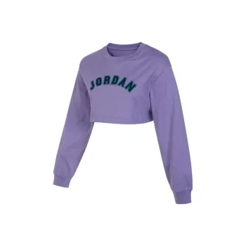 JORDAN Crop Tops Women's Purple
