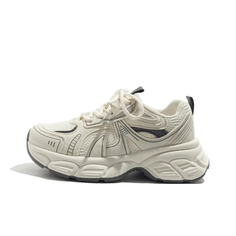 BEIER Breathable And Lightweight Low Top Chunky Sneakers Women's-0