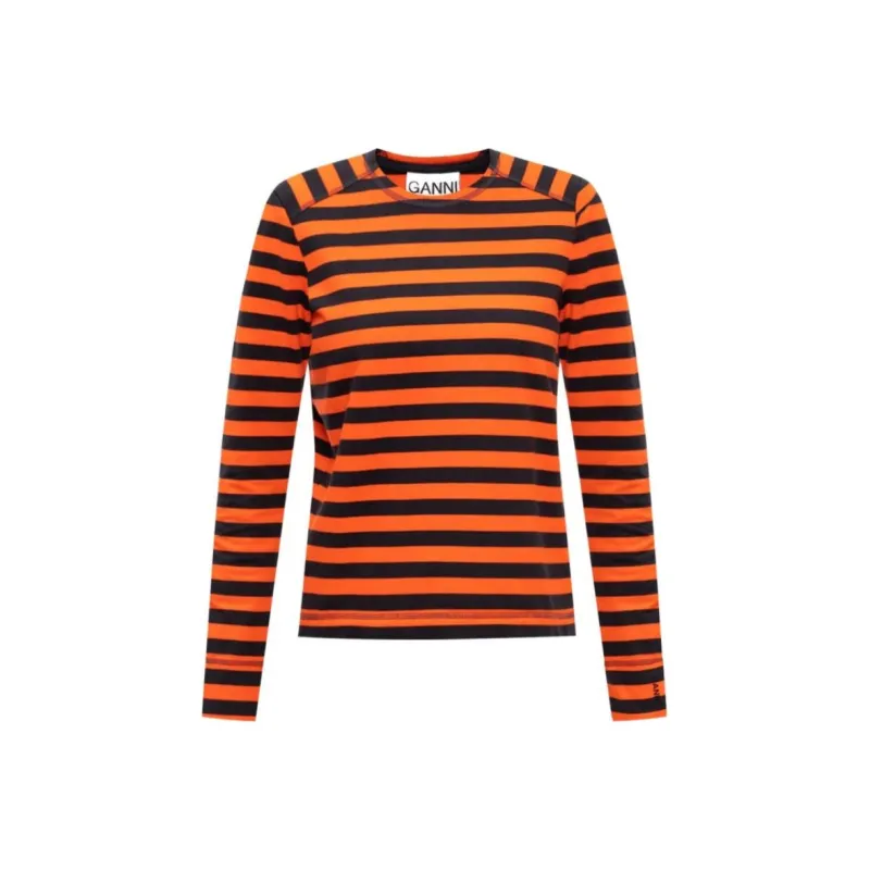 GANNI T-Shirts Women's Orange-0