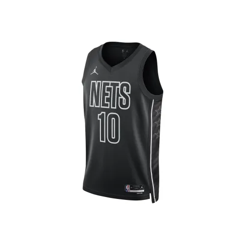 Jordan Brooklyn Nets Statement Edition Soccer Jerseys Brooklyn Nets Men's Black