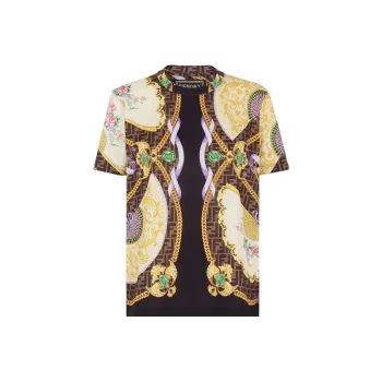 Versace X FENDI T-Shirts Women's Multicolor