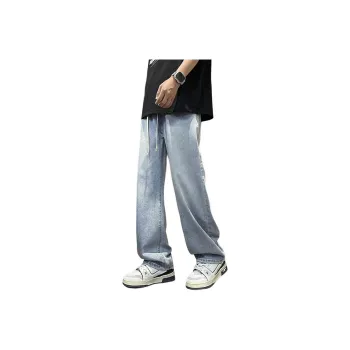 Children Of Huaxia Jeans Unisex Light Blue