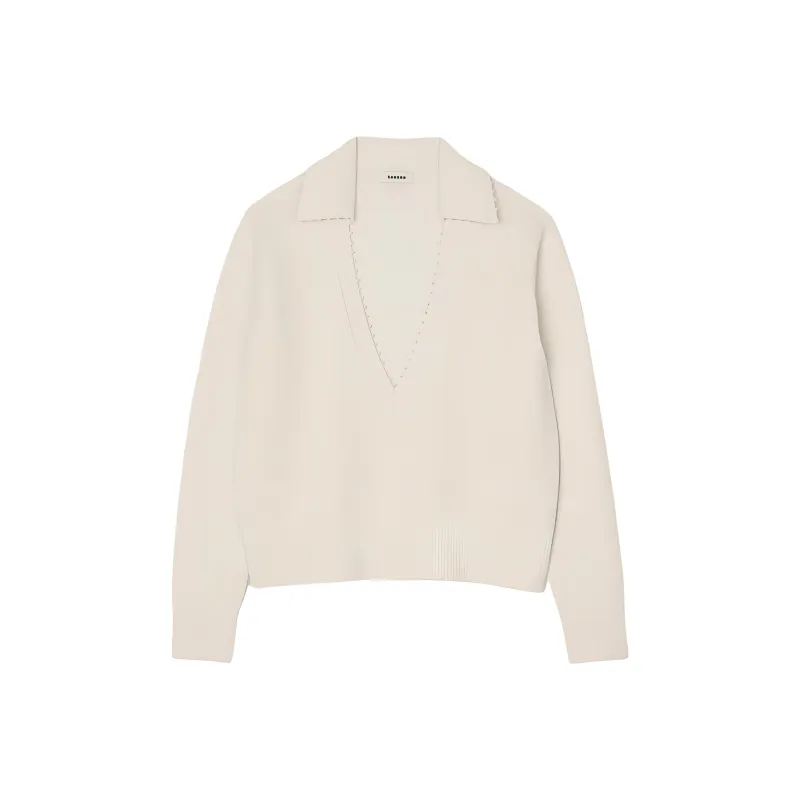Sandro Polo collar Sweater-0