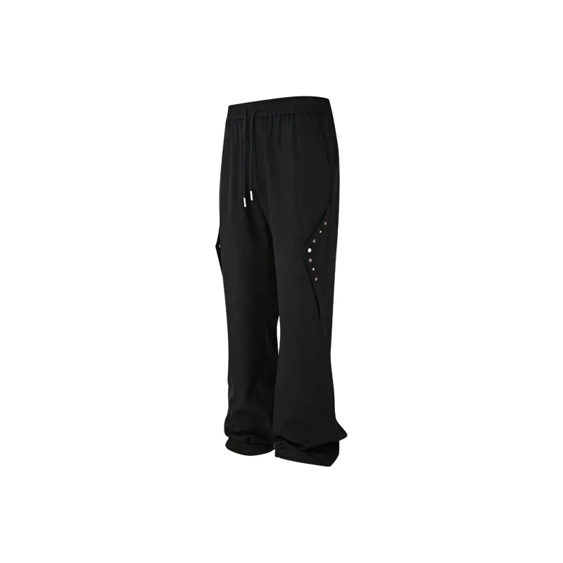 PASET Casual Pants Unisex Black-0