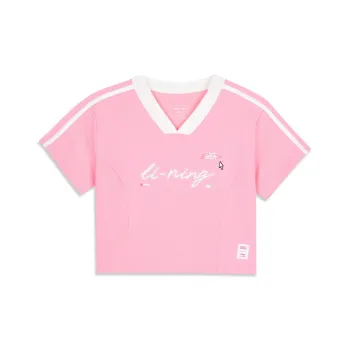 LiNing x LEAGUE OF LEGENDS Sports Life Collection T Shirt Women's Morning Light Pink