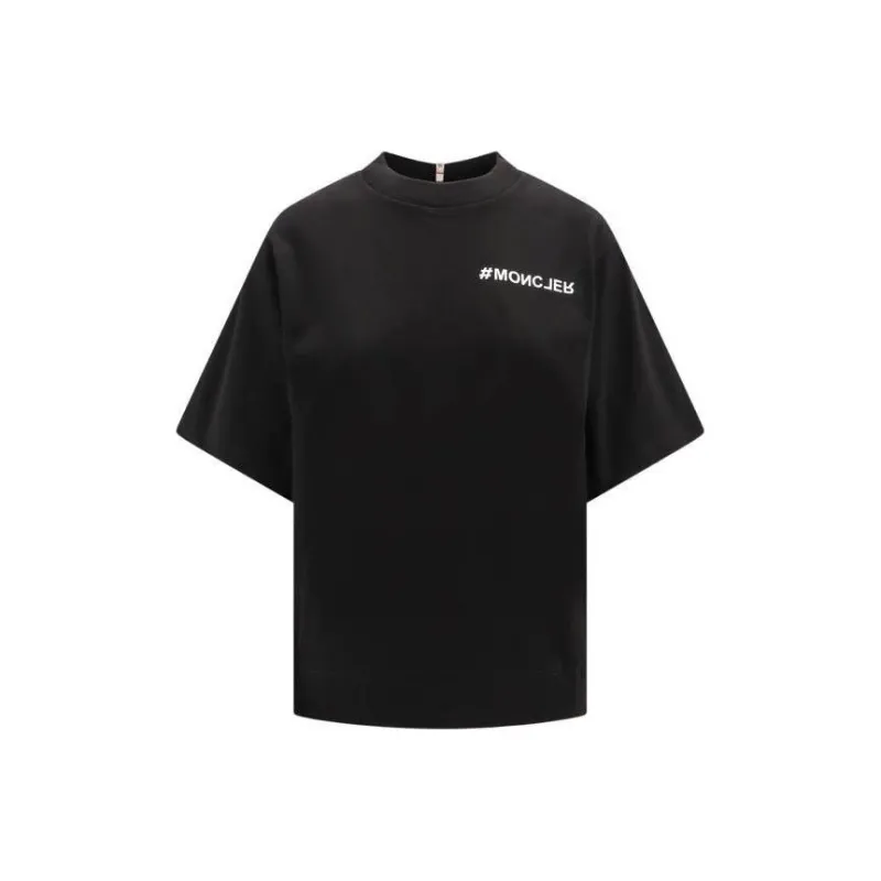 Moncler Grenoble Logo Printed Crewneck T Shirt-0