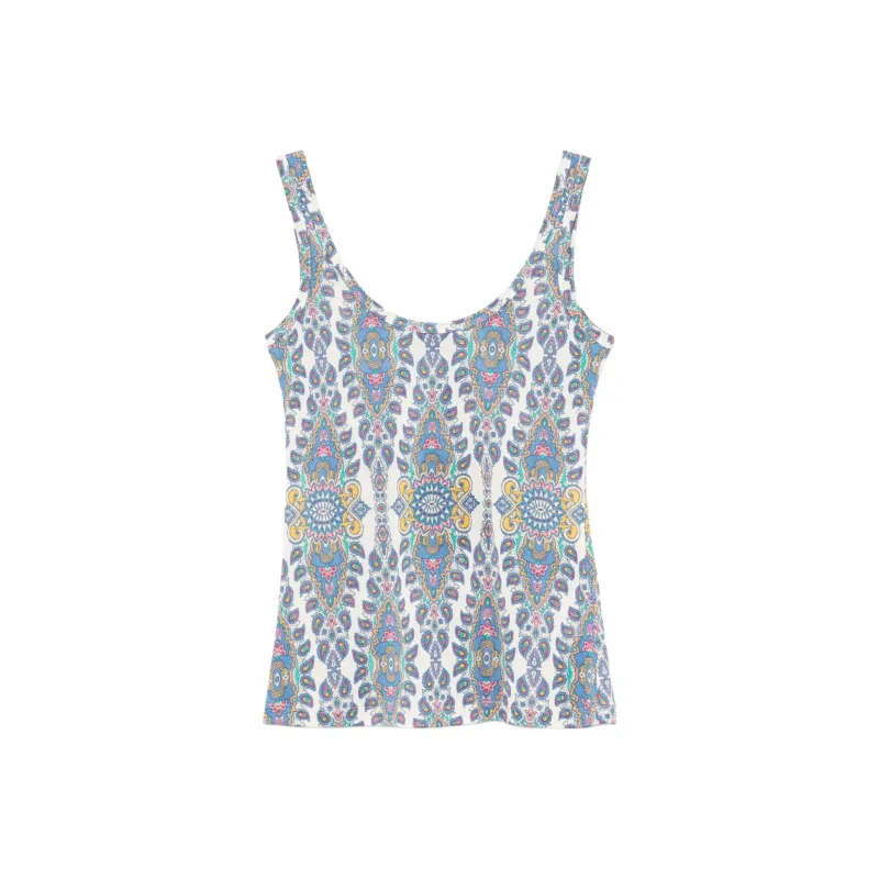 ETRO Graphic Printed Sleeveless Top-0