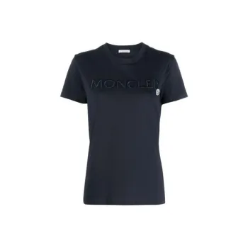 Moncler T Shirts Women's Blue