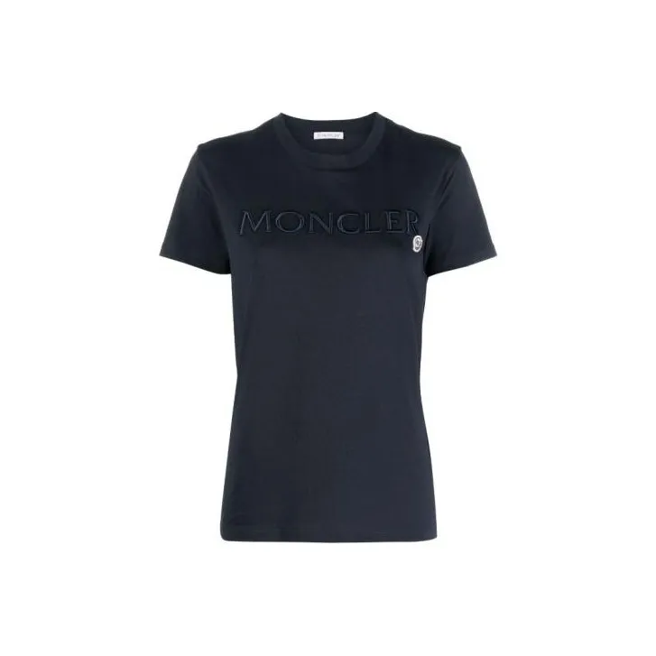 Moncler T Shirts Women's Blue-0