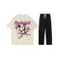 Set (Apricot Top+Black Pants)