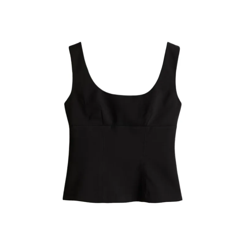 H&M Tank Tops Women's Black-0