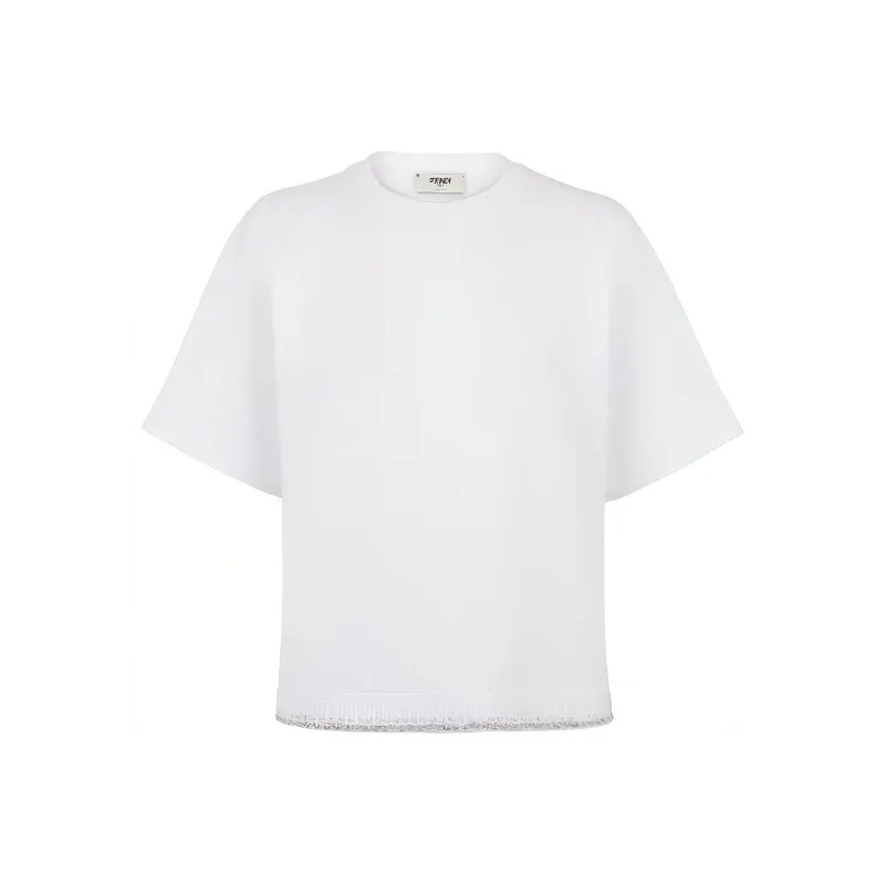 FENDI T Shirts Women's White-0