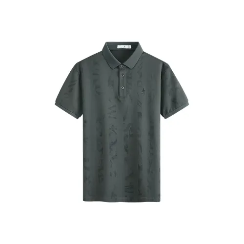 Dance With Wolves Polo Shirt Men's Dark Green