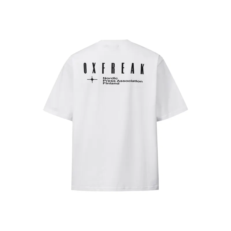 OX FREAK T Shirts Unisex White-0