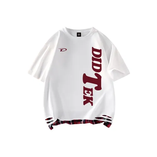 DIDTEK Drop Shoulder Sleeve Short Sleeved T Shirts Unisex