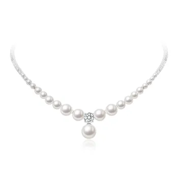 MGS Pearl Necklaces Women's
