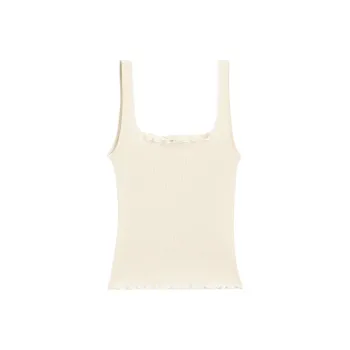 Massimo Dutti Tank Tops Women's Ecru