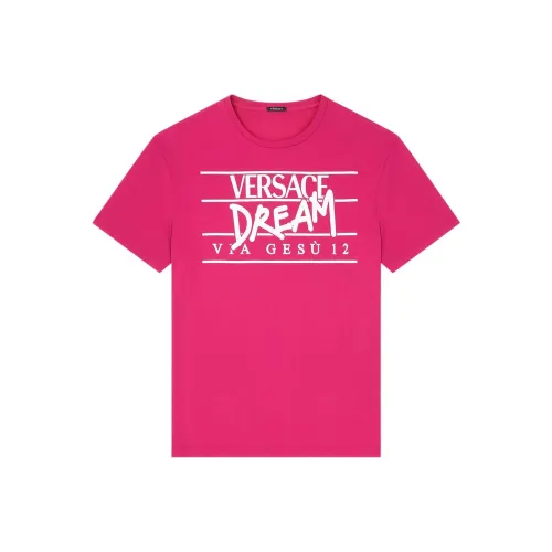 VERSACE T Shirts Women's Rose Red