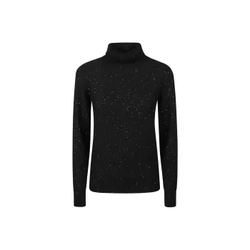 Fabiana Filippi Sequin Embellished Turtleneck Jumper