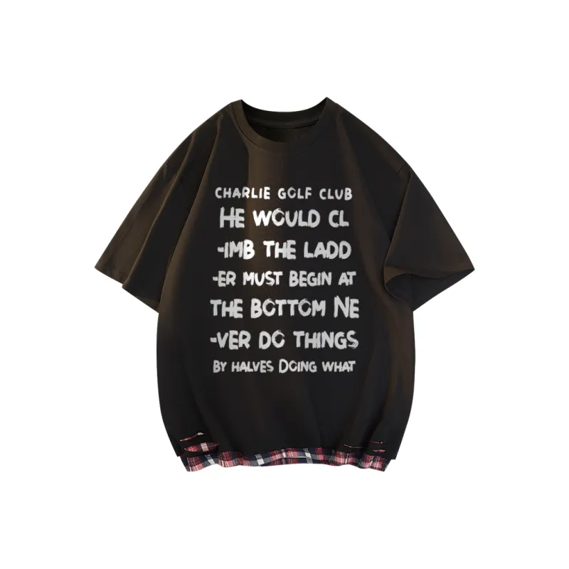 CHARLIE GOLF T Shirts Unisex-4