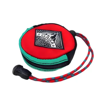 GAGA EQUIPMENT Canvas Key Pouch Mini Unisex Red Green